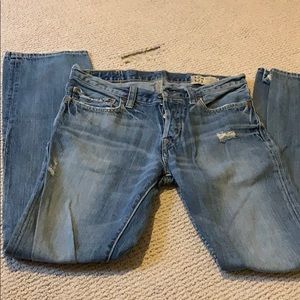 Men’s hollister distressed jeans